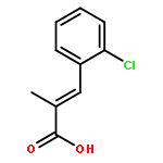 2-Propenoic acid, 3-(2-chlorophenyl)-2-methyl-, (2E)-