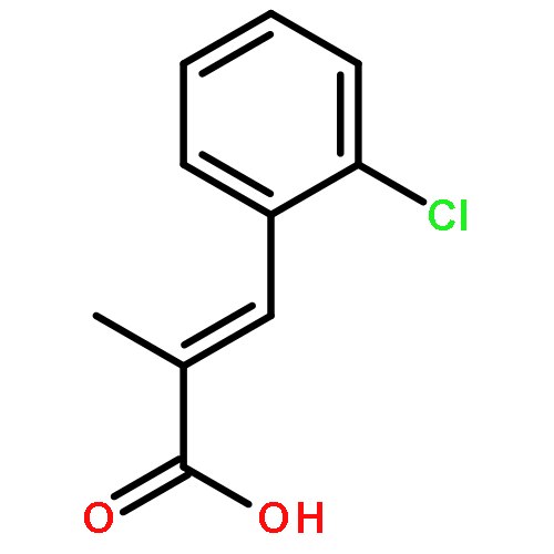 2-Propenoic acid, 3-(2-chlorophenyl)-2-methyl-, (2E)-