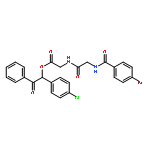 <br>1-(4-chlorophenyl)-2-oxo-2-phenylethyl ({[(4-bromobenzoyl)amino]acetyl}amin o)acetate