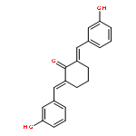 Cyclohexanone, 2,6-bis[(3-hydroxyphenyl)methylene]-