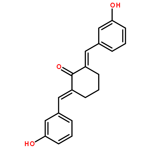 Cyclohexanone, 2,6-bis[(3-hydroxyphenyl)methylene]-