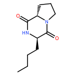 Pyrrolo[1,2-a]pyrazine-1,4-dione, 3-butylhexahydro-, (3R-cis)-