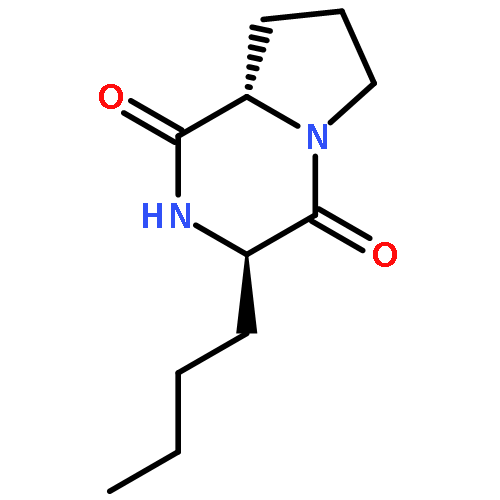 Pyrrolo[1,2-a]pyrazine-1,4-dione, 3-butylhexahydro-, (3R-cis)-