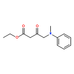 BUTANOIC ACID, 4-(METHYLPHENYLAMINO)-3-OXO-, ETHYL ESTER