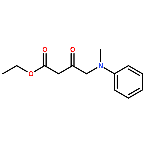 BUTANOIC ACID, 4-(METHYLPHENYLAMINO)-3-OXO-, ETHYL ESTER