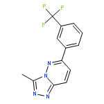 3-Methyl-6-(3-(trifluoromethyl)phenyl)-[1,2,4]triazolo[4,3-b]pyridazine