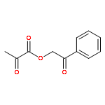 Propanoic acid, 2-oxo-, 2-oxo-2-phenylethyl ester