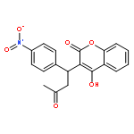 2H-1-Benzopyran-2-one,4-hydroxy-3-[(1S)-1-(4-nitrophenyl)-3-oxobutyl]-