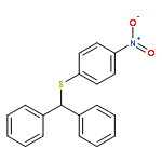 Benzene, 1-[(diphenylmethyl)thio]-4-nitro-