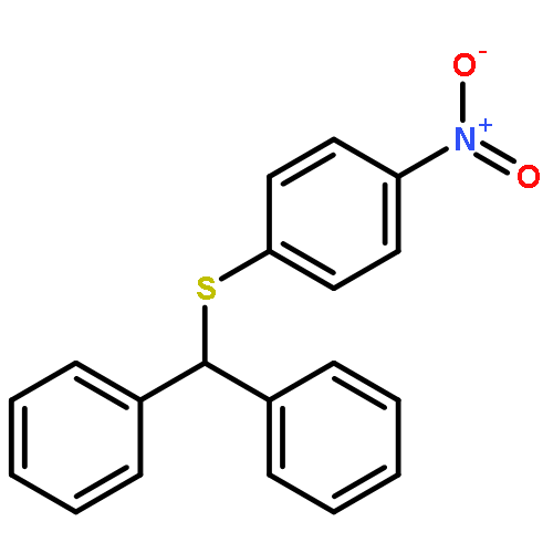 Benzene, 1-[(diphenylmethyl)thio]-4-nitro-