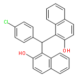 1,1'-[(4-chlorophenyl)methanediyl]dinaphthalen-2-ol