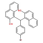 2-Naphthalenol, 1,1'-[(4-bromophenyl)methylene]bis-