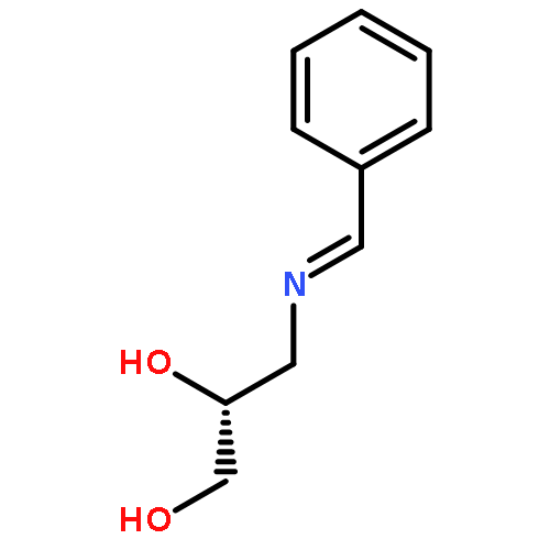 1,2-Propanediol, 3-[(phenylmethylene)amino]-, (2R)-