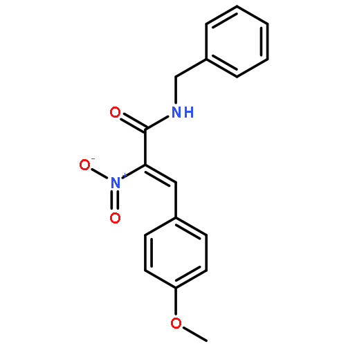 2-Propenamide, 3-(4-methoxyphenyl)-2-nitro-N-(phenylmethyl)-