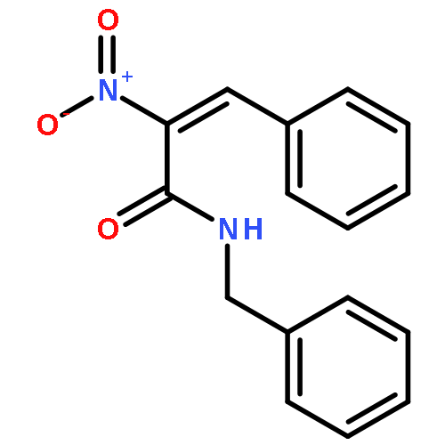 2-PROPENAMIDE, 2-NITRO-3-PHENYL-N-(PHENYLMETHYL)-