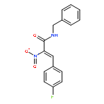 2-Propenamide, 3-(4-fluorophenyl)-2-nitro-N-(phenylmethyl)-