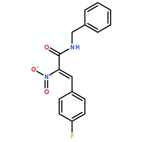 2-Propenamide, 3-(4-fluorophenyl)-2-nitro-N-(phenylmethyl)-