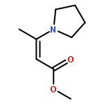 2-BUTENOIC ACID, 3-(1-PYRROLIDINYL)-, METHYL ESTER, (2Z)-