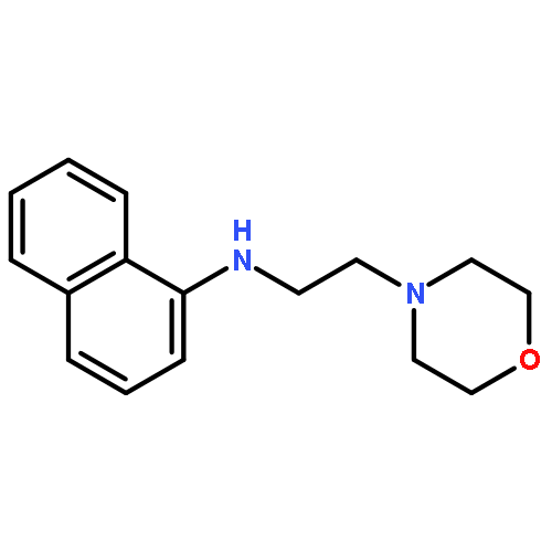 4-MORPHOLINEETHANAMINE, N-1-NAPHTHALENYL-