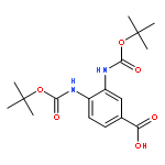 Benzoic acid, 3,4-bis[[(1,1-dimethylethoxy)carbonyl]amino]-