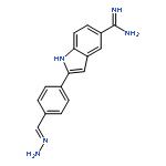 1H-Indole-5-carboximidamide, 2-[4-(aminoiminomethyl)phenyl]-