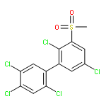 2,5-dichloro-1-methylsulfonyl-3-(2,4,5-trichlorophenyl)benzene