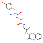 L-tyrosyl-D-alanylglycyl-L-phenylalaninamide