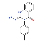 2,4(1H,3H)-Quinazolinedione, 3-(4-methylphenyl)-, 2-hydrazone