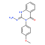 2,4(1H,3H)-QUINAZOLINEDIONE, 3-(4-METHOXYPHENYL)-, 2-HYDRAZONE