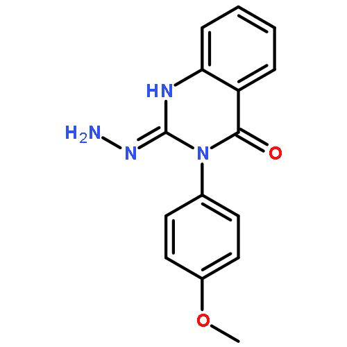 2,4(1H,3H)-QUINAZOLINEDIONE, 3-(4-METHOXYPHENYL)-, 2-HYDRAZONE