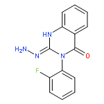 2,4(1H,3H)-QUINAZOLINEDIONE, 3-(2-FLUOROPHENYL)-, 2-HYDRAZONE