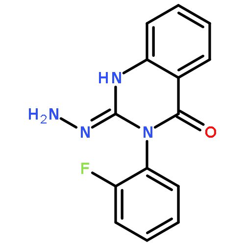 2,4(1H,3H)-QUINAZOLINEDIONE, 3-(2-FLUOROPHENYL)-, 2-HYDRAZONE