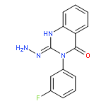 2,4(1H,3H)-QUINAZOLINEDIONE, 3-(3-FLUOROPHENYL)-, 2-HYDRAZONE