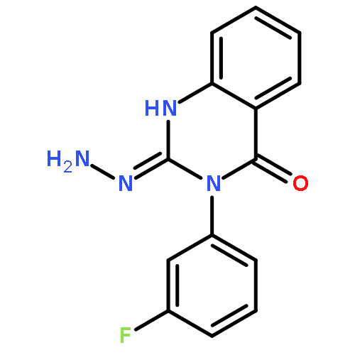 2,4(1H,3H)-QUINAZOLINEDIONE, 3-(3-FLUOROPHENYL)-, 2-HYDRAZONE