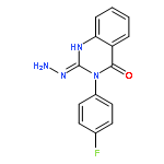 2,4(1H,3H)-QUINAZOLINEDIONE, 3-(4-FLUOROPHENYL)-, 2-HYDRAZONE