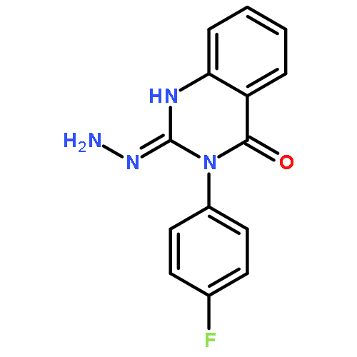 2,4(1H,3H)-QUINAZOLINEDIONE, 3-(4-FLUOROPHENYL)-, 2-HYDRAZONE