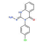 2,4(1H,3H)-Quinazolinedione, 3-(4-chlorophenyl)-, 2-hydrazone