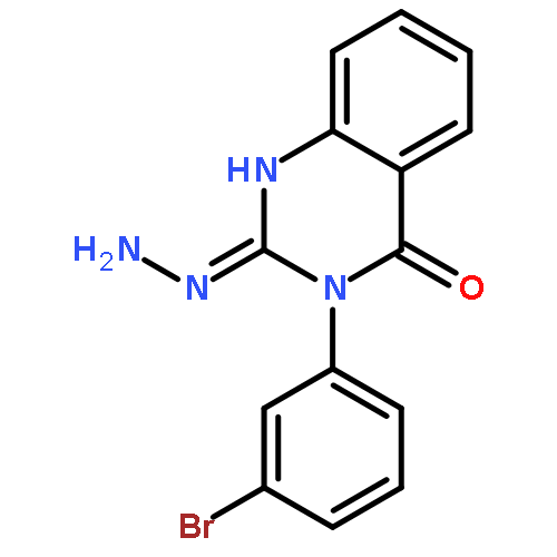 2,4(1H,3H)-Quinazolinedione, 3-(3-bromophenyl)-, 2-hydrazone