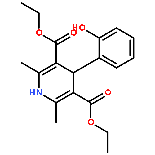 3,5-Pyridinedicarboxylic acid,1,4-dihydro-4-(2-hydroxyphenyl)-2,6-dimethyl-, diethyl ester