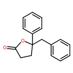 2(3H)-Furanone, dihydro-5-phenyl-5-(phenylmethyl)-