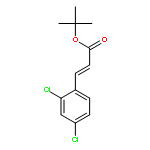 2-PROPENOIC ACID, 3-(2,4-DICHLOROPHENYL)-, 1,1-DIMETHYLETHYL ESTER, (2E)-