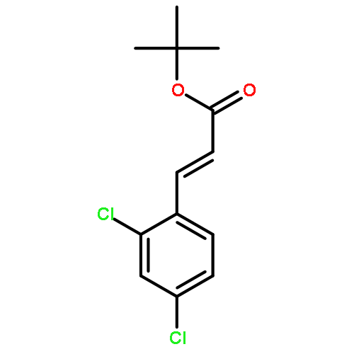 2-PROPENOIC ACID, 3-(2,4-DICHLOROPHENYL)-, 1,1-DIMETHYLETHYL ESTER, (2E)-