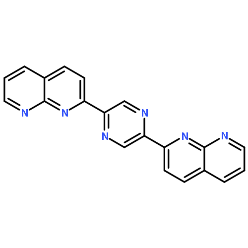 1,8-Naphthyridine, 2,2'-(2,5-pyrazinediyl)bis-