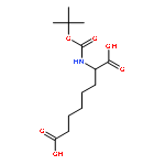 Octanedioicacid, 2-[[(1,1-dimethylethoxy)carbonyl]amino]-, (2S)-