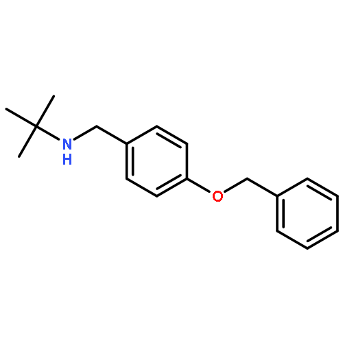 Benzenemethanamine, N-(1,1-dimethylethyl)-4-(phenylmethoxy)-