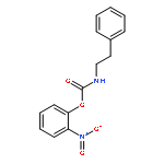 CARBAMIC ACID, (2-PHENYLETHYL)-, 2-NITROPHENYL ESTER