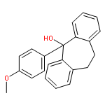 5H-Dibenzo[a,d]cyclohepten-5-ol, 10,11-dihydro-5-(4-methoxyphenyl)-