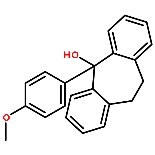 5H-Dibenzo[a,d]cyclohepten-5-ol, 10,11-dihydro-5-(4-methoxyphenyl)-