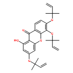 9H-XANTHEN-9-ONE, 3,5,6-TRIS[(1,1-DIMETHYL-2-PROPENYL)OXY]-1-HYDROXY-