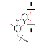 9H-Xanthen-9-one, 3,5,6-tris[(1,1-dimethyl-2-propynyl)oxy]-1-hydroxy-